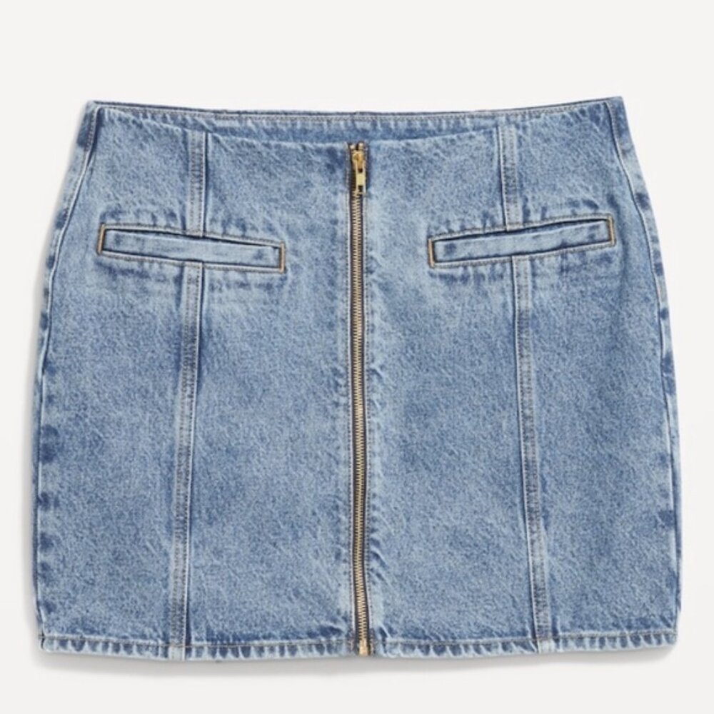🎁 5 for $15🎁 Old Navy OG blue Jean mini Skirt| size 14